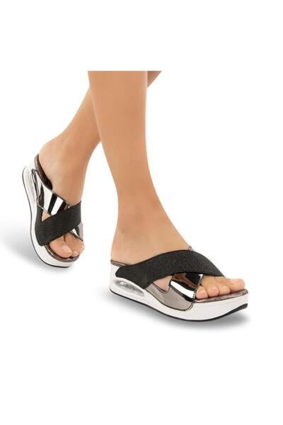 Muya Fly 31169-001 Air Max Anatomical Sole Women's Slippers Black 36-40