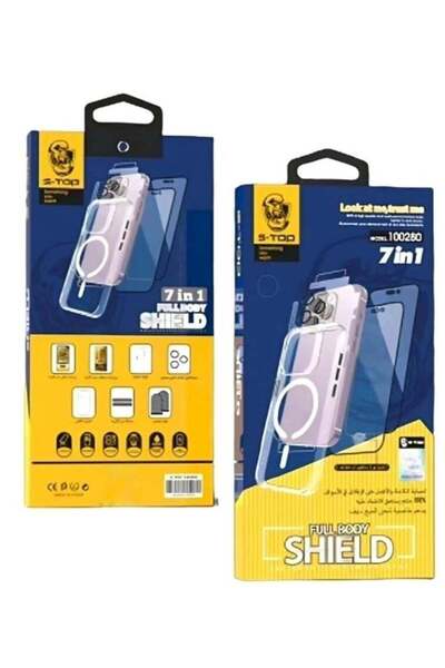 no markte حزمة حماية كاملة 7 في 1 لهاتف iPhone 15 Pro