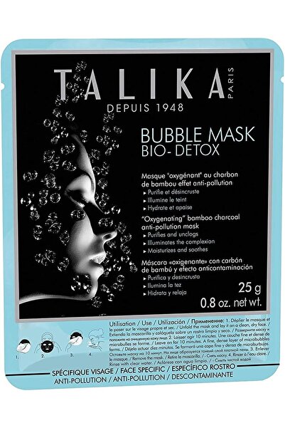 Talika قناع الفقاعات - قناع ورقي مؤكسج للتخلص من السموم