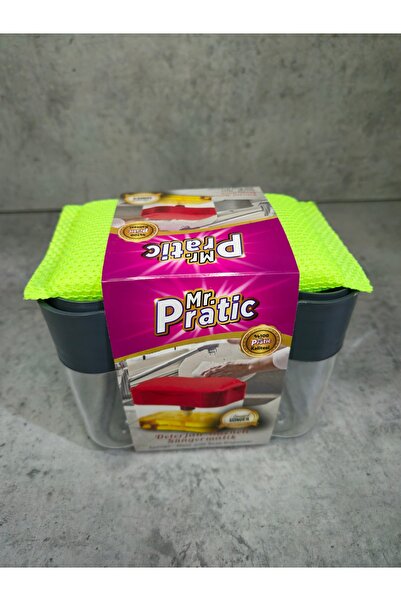 Pratic Dishwashing detergent dispenser, with sponge included, Mr. Pratic, integrated tank, resistant plastic