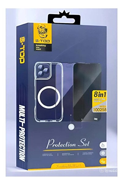 no markte حزمة حماية كاملة لهاتف iPhone 16 Pro Max مع واقي شاشة للخصوصية وشاح...