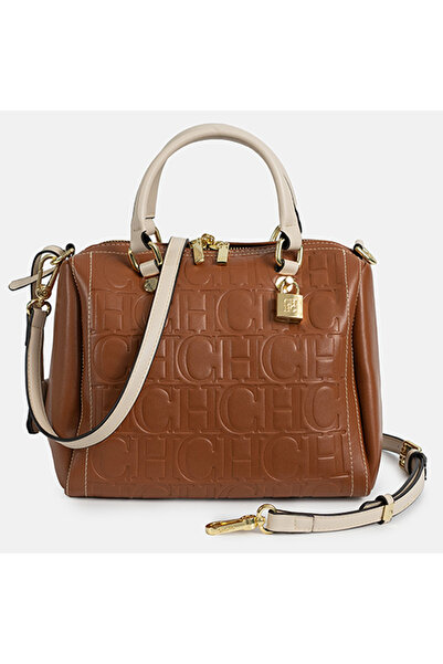 Ch CHCH Light Luxury Fashion Embossed Women's Handbag, Vintage Shoulder Bag