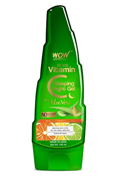 WOW Skin Science Vitamin C Sleeping Night Gel With Aloe Vera 150 ml