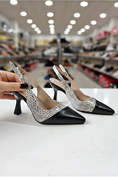 Modavien Women's Black Leopard Evening Dress Shoes (Full Fit)