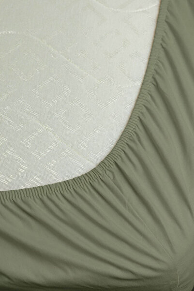 FAVORA 100% Cotton Ranforce Premium Single Fitted Sheet Set - Green