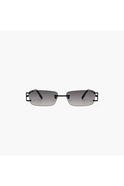 BlackOut 54MM Grey Rectangle Sunglasses BLA-000302-0107