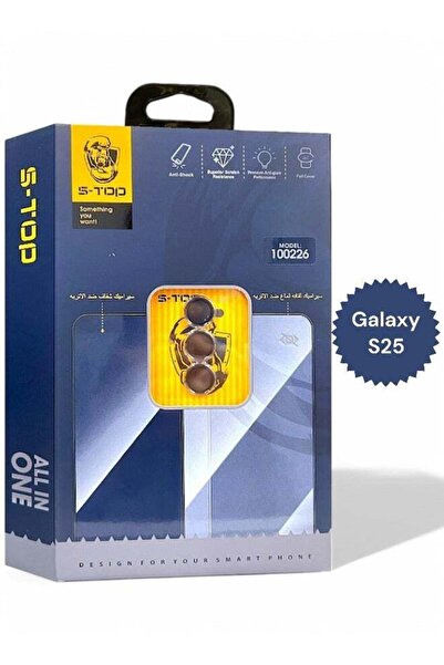 no markte حزمة حماية كاملة لهاتف سامسونج جالاكسي إس 25 مع غطاء شحن لاسلكي (Ma...
