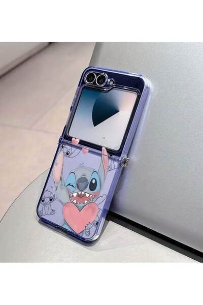 Generic Z flip 7 Stitch Cute Case