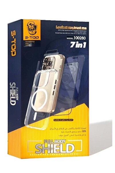 no markte حزمة الحماية الكاملة S-TOP 7 في 1 لهاتف سامسونج جالاكسي S23 ألترا