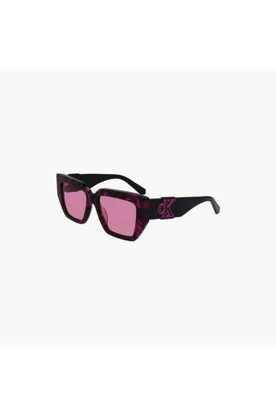Calvin Klein Jeans 54 MM Pink Butterfly Sunglasses | CKJ23608S