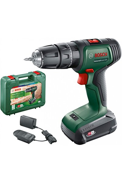 Bosch UniversalImpact 18V Çift Akülü Darbeli Vidalama Matkap (2x1.5Ah + Çanta...