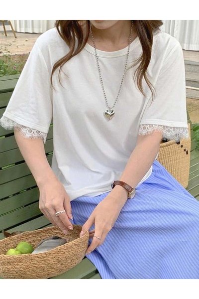 Sheya Shein Curve+ T-shirt, white