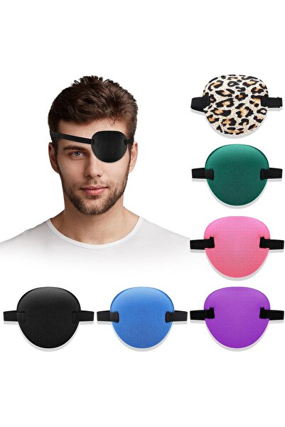 Arabest 6Pcs Eye Patches, Adjustable Soft Medical Eye Patch, Medical Eyepatch for Lazy Eye or After Surgery