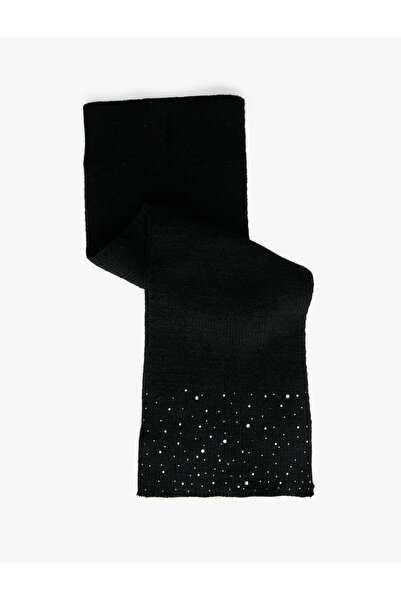 Koton Stone Detailed Long Knit Scarf