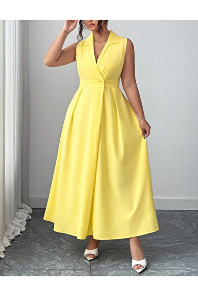 Sheya Shein Curve+ maxi dress, yellow