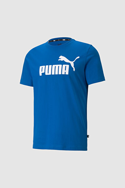 Puma تي شيرت رويال بشعار Ess