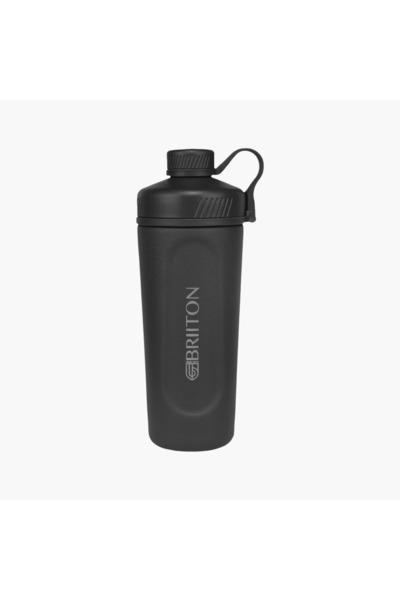 briiton Logo Print Insulated Stainless Steel Water Bottle - 650 ml