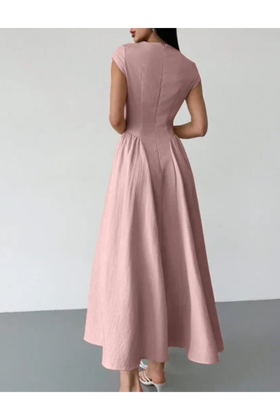 Sheya Shein midi dress, pink