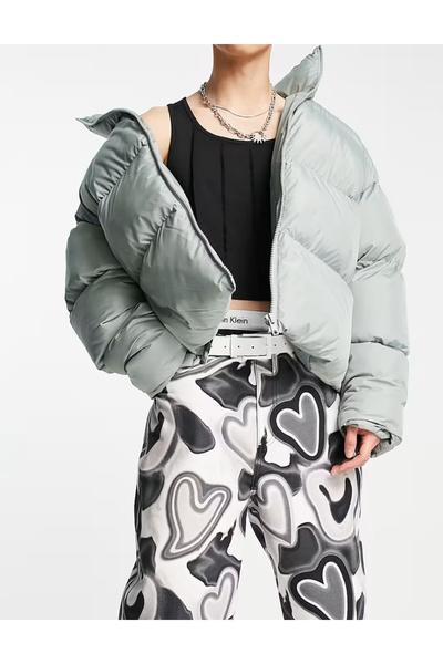 collusion Collusion jacket, dusty green