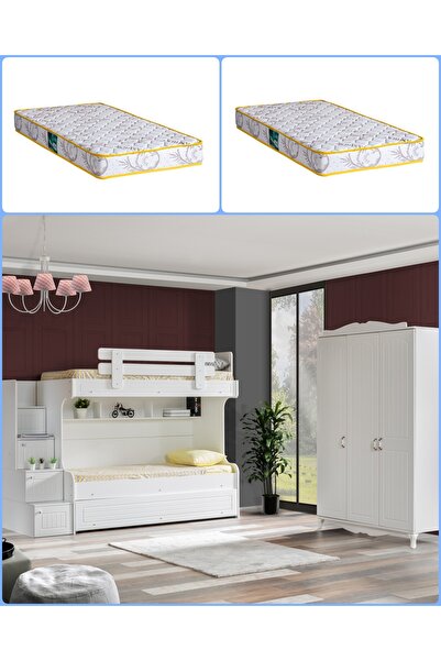 Setay Ranza, Su Yavrulu Ranza 3 Kapaklı Dolap + 2 Adet Comfort Yatak