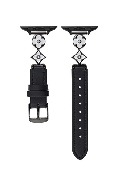 PSGT Apple Watch Seri 1-9 (42-44-45-49) ve S10-11-46mm Uyumlu Lüks Kordon Met...