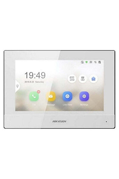 Hikvision Video intercom monitor DS-KH6320Y-WTE2/WH, 2 wires, 4 7-inch IPS touch