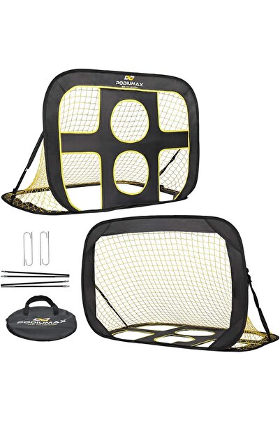 fulina Kids Soccer Goal 2 in 1, Portable Soccer Goals, Indoor Outdoor Toddler Soccer Goal with Carry Bag