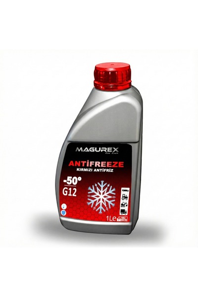 MAGUREX Kırmızı Antifriz -50°C 1 Litre Konsantre Organik Uzun Ömürlü Radyatör Suyu