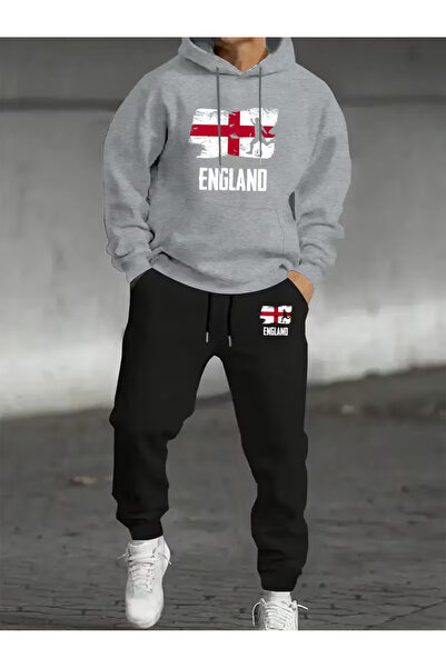 Flaubert فالوبيرت-رجال مطبوع kj قصة فضفاضة سويتاهيرت - طقم بنطال رياضي مكون م...