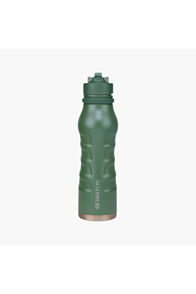 briiton Logo Print Insulated Stainless Steel Water Bottle - 750 ml