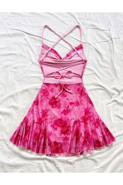 Sheya Shein mini dress, pink