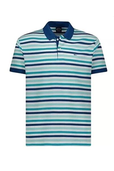 PAUL&SHARK MEN'S KNITTED POLOSHIRT C.WCOTTON