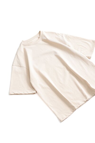 no7man Lima Beige Oversized Tshirt