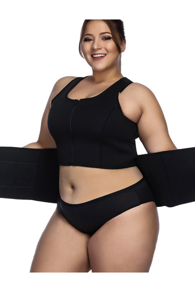 SlimBody Slimming vest with belt