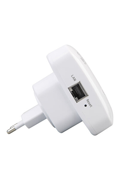 OEM Wireless-N 300Mbps WiFi Signal Amplifier Repeater, 2.4GHz, RJ-45, Dual Antenna, White