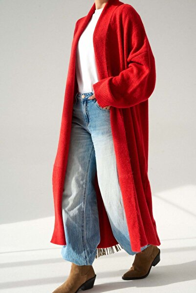 Serpirella Butik Long Soft Cardigan