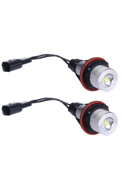 GizMondo Set of 2 LED marker bulbs (Angel Eyes) compatible with BMW E60/E61/E39/E63/E64/E65/E66/E53/E83/E87,