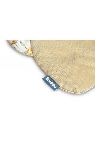 Sensillo Teddy Square Beige double-sided pillow and quilt set for stroller/pram/baby bed