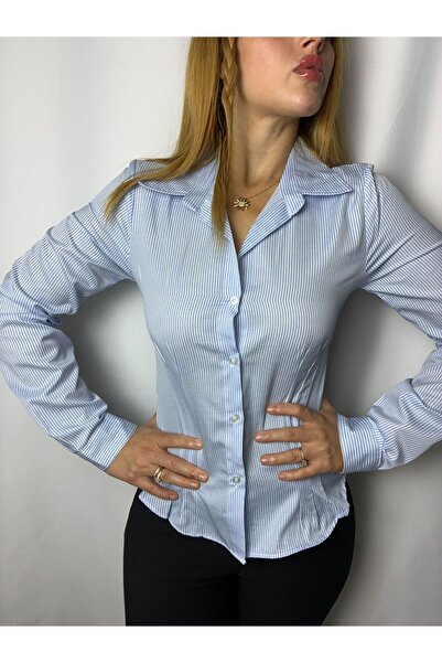 Selenay Çetin Butik Kadın Korse Detaylı Gömlek