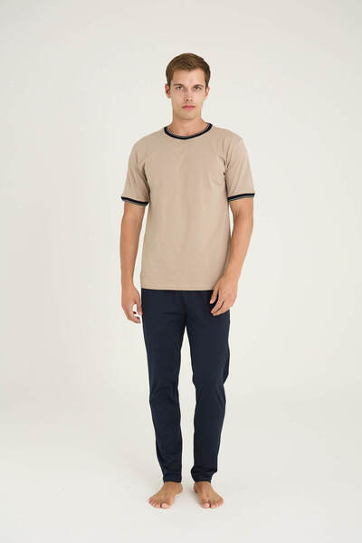 KLY New Season 2026 Summer Men's O.Collar Luxury Design Pajama Set