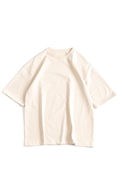 no7man Lima Beige Oversized Tshirt