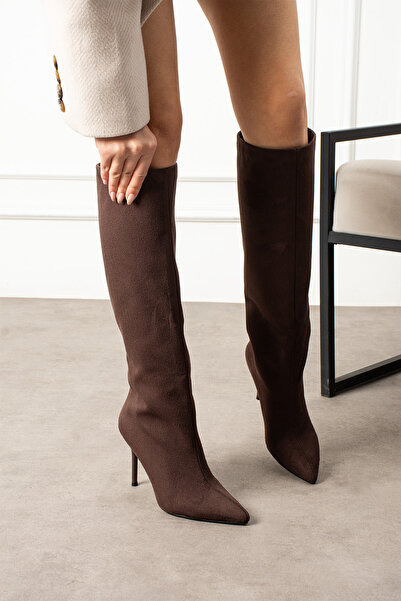 wolk shoes Women's Stretch Heeled Boots