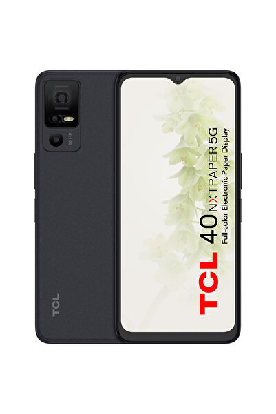 TCL Telefon mobil 40 NxtPaper, Dual SIM, 6GB RAM, 256GB, 5G, Starlight Black