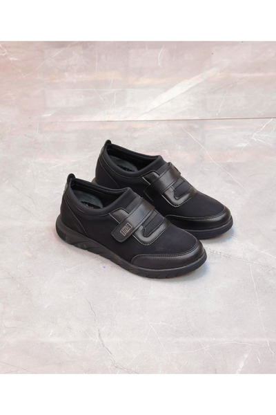 KİNDEP Pantofi Limbe Ortopedici Foarte Confortabili din Piele Naturală NEGRU