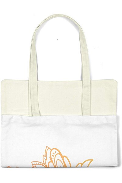 OEM Bonamaison tote shoulder bag, digitally printed, 1 compartment, 48x55 cm