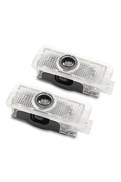 GizMondo Set de 2 proiectoare LED cu logo pentru uși — Compatibil cu Mercedes...