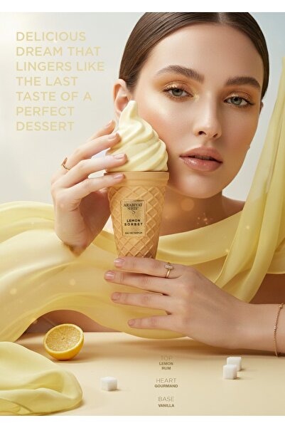 Arabiyat Sugar Eau de Parfum Lemon Sorbet, Unisex, 100 ml