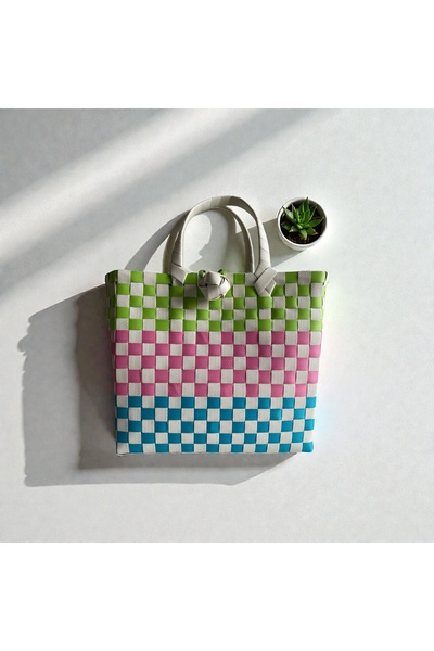 KİANA DÜKKAN - ASİYÉ Mini Boy Örgü Sepet Çanta