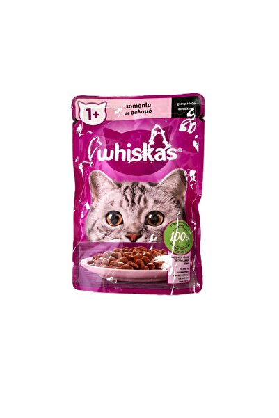 Whiskas Pouch Somonlu Yetişkin Kedi Konservesi 85 gr x 28 Adet