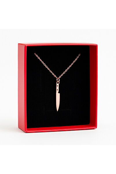 Ruenss Bıçak Kolyesi - Üzerine İsim Yazılabilir - Aşçılar-Sevililer-Hediye-92...